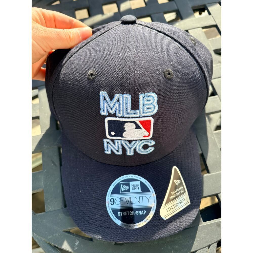 New Era 9SEVENTY MLB NYC Stretch Snap Cap Navy Adjustable NWT